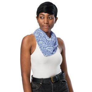 Light Bote All-Over Print Bandana - Front View